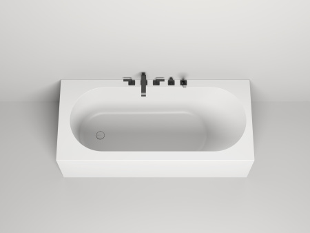 Ванна из литьевго мрамора Salini FABIA 102611GF 170х75 пристенная прямоугольная